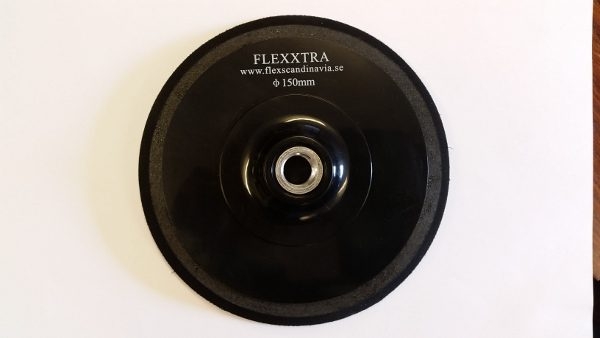 Rondellhållare, dämpad - Flexxtra 150mm i gruppen Polering / Polermaskiner / Rondellhållare hos Arcticlean AB (FXX-RHD150)